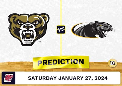 Oakland vs. Milwaukee Prediction, Odds, College Basketball Picks [1/27/2024]
