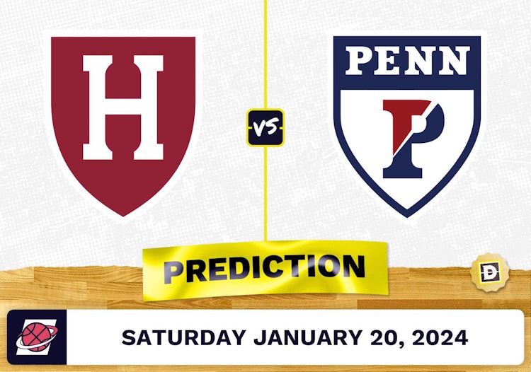 Harvard vs. Pennsylvania Prediction, Odds, College Basketball Picks [1/20/2024]