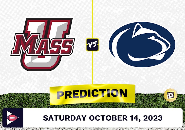 Massachusetts vs. Penn State CFB Prediction and Odds - October 14, 2023