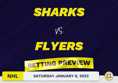 Sharks vs. Flyers Predictions and Odds - Jan 8, 2022