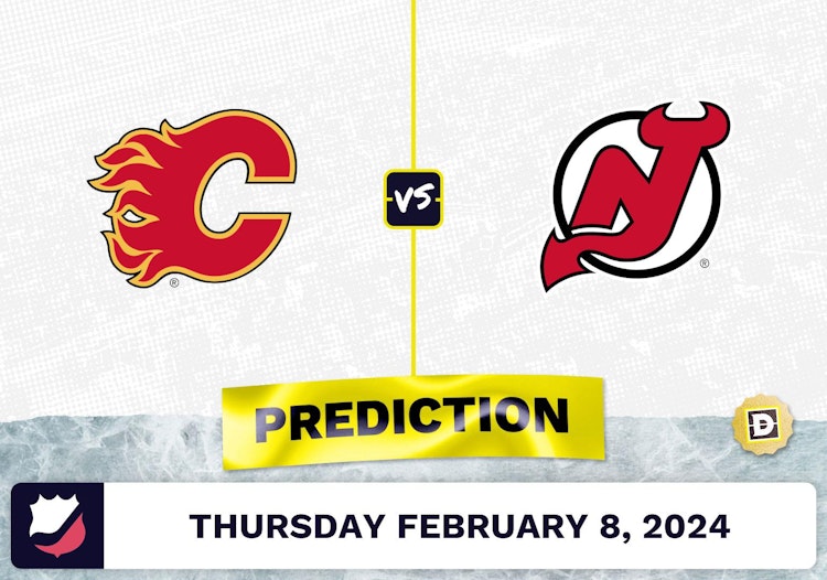 Calgary Flames vs. New Jersey Devils Prediction, Odds, NHL Picks [2/8/2024]