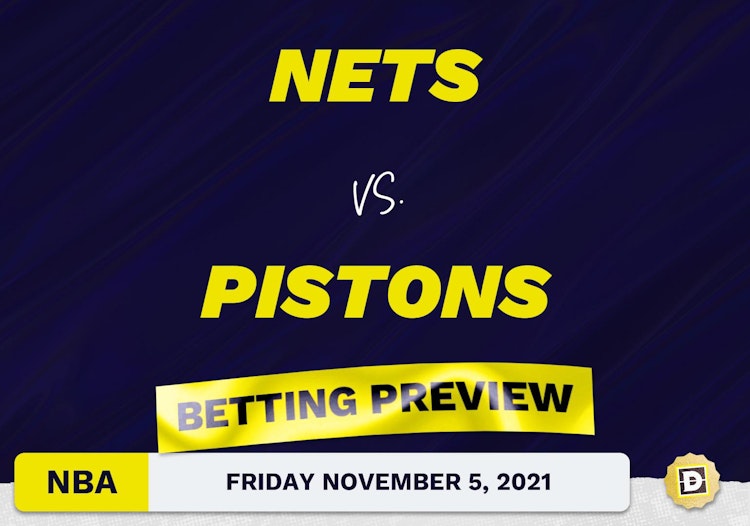 Nets vs. Pistons Predictions and Odds - Nov 5, 2021
