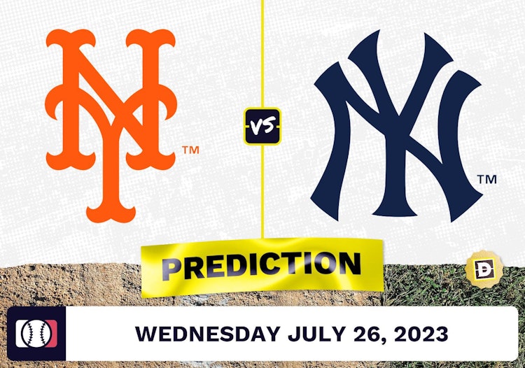 Mets vs. Yankees Prediction for MLB Wednesday [7/26/2023]