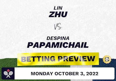 Lin Zhu vs. Despina Papamichail Predictions - Oct 3, 2022