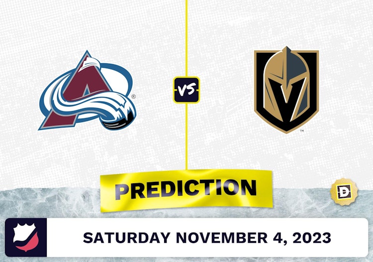 Avalanche vs. Golden Knights Prediction and Odds - November 4, 2023