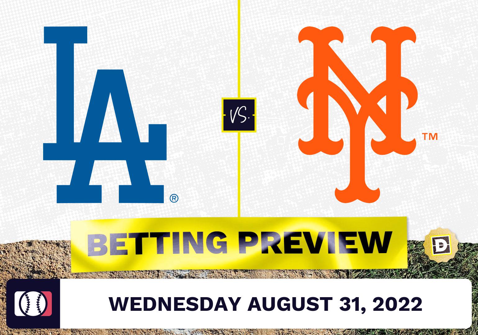Dodgers vs. Mets Prediction and Odds - Aug 31, 2022