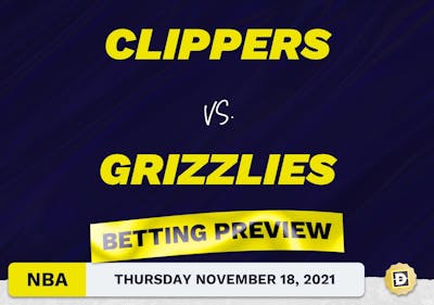 Clippers vs. Grizzlies Predictions and Odds - Nov 18, 2021