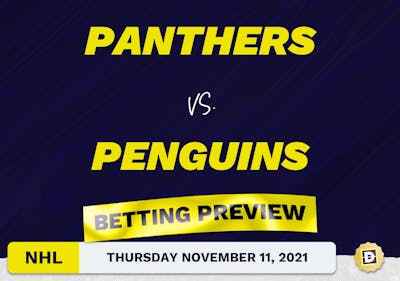 Panthers vs. Penguins Predictions and Odds - Nov 11, 2021