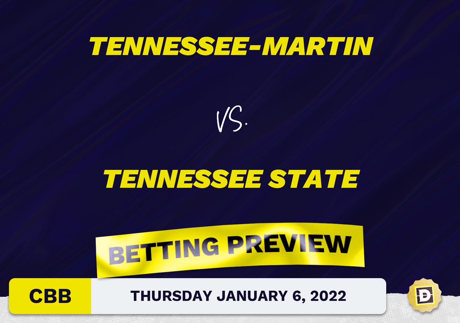Tennessee-Martin vs. Tennessee State CBB Predictions and Odds - Jan 6, 2022