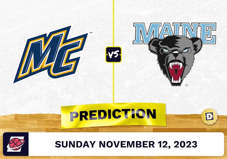 Merrimack vs. Maine Basketball Prediction - November 12, 2023