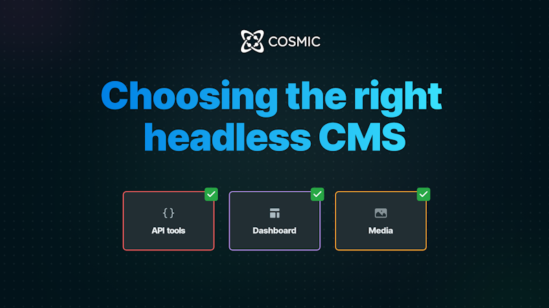 Choosing the right headless CMS [A universal guide] image