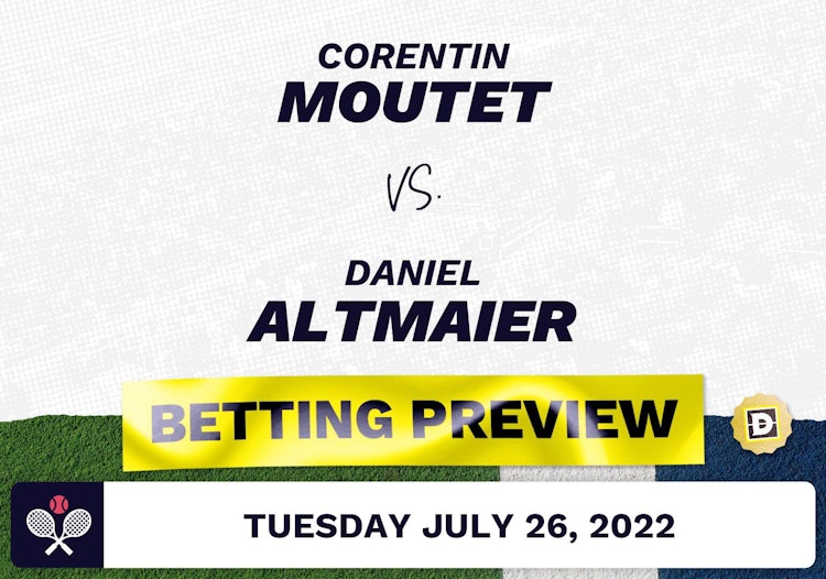 Corentin Moutet vs. Daniel Altmaier Predictions - Jul 26, 2022
