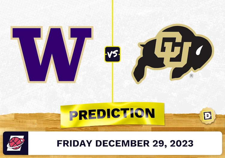 Washington vs. Colorado Prediction, Odds, College Basketball Picks  [12/29/2023]