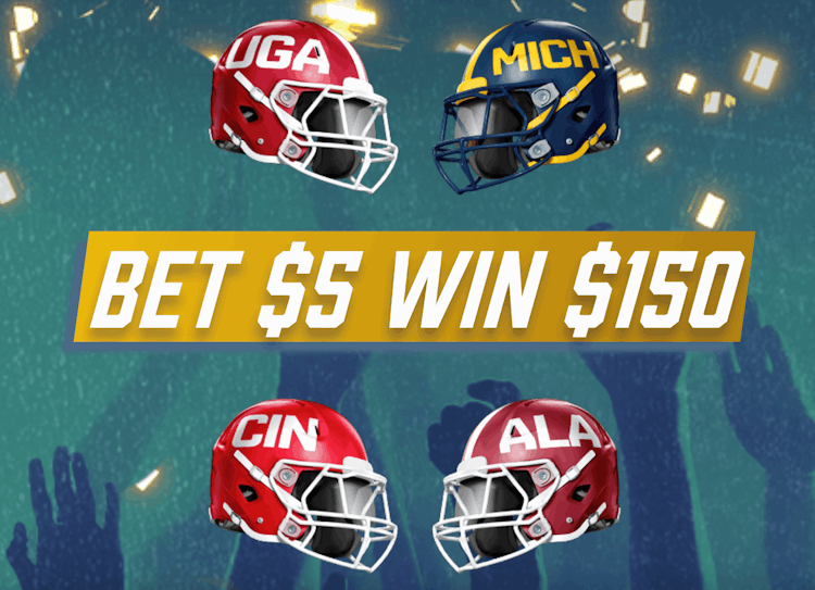 FanDuel Bet $5, Win $150 on the CFB Semifinal Playoffs