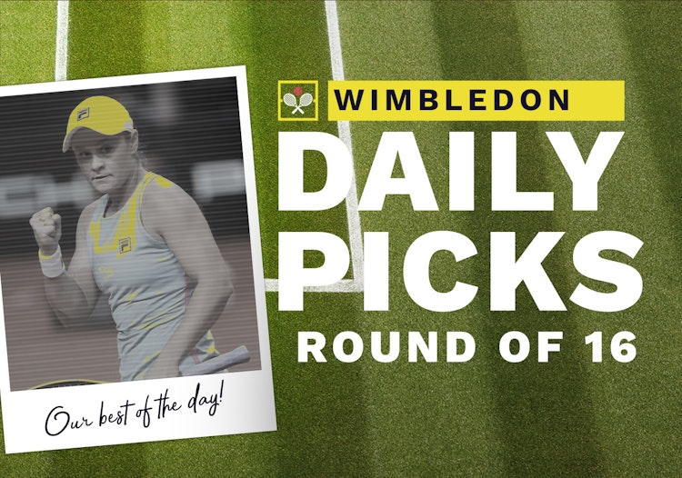Best Wimbledon Tennis Betting Picks and Parlays: Round of 16
