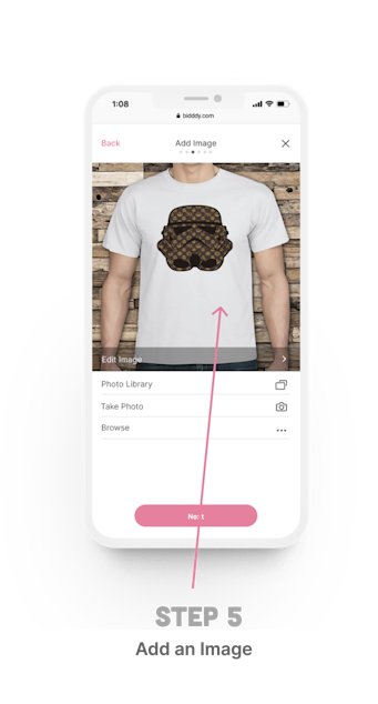 How to create an auction Step 5