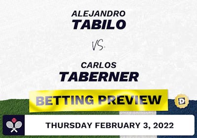 Alejandro Tabilo vs. Carlos Taberner Predictions - Feb 3, 2022