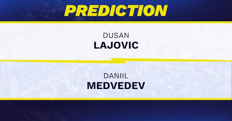 Dusan Lajovic vs Daniil Medvedev Tennis Prediction.