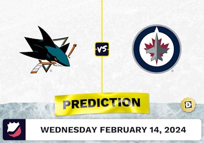 San Jose Sharks vs. Winnipeg Jets Prediction, Odds, NHL Picks [2/14/2024]
