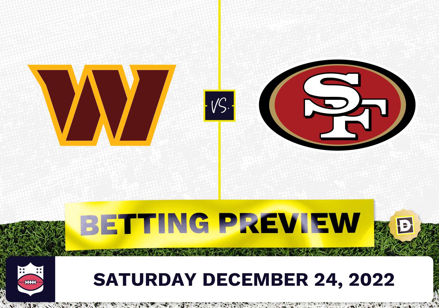 Commanders Vs. 49ers Week 16 Prediction And Odds - Dec 24, 2022