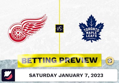 Red Wings vs. Maple Leafs Prediction and Odds - Jan 7, 2023