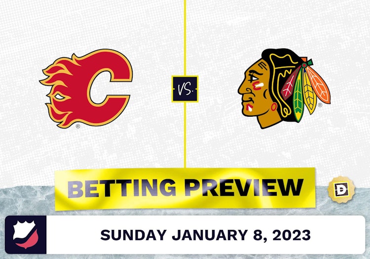 Flames vs. Blackhawks Prediction and Odds - Jan 8, 2023