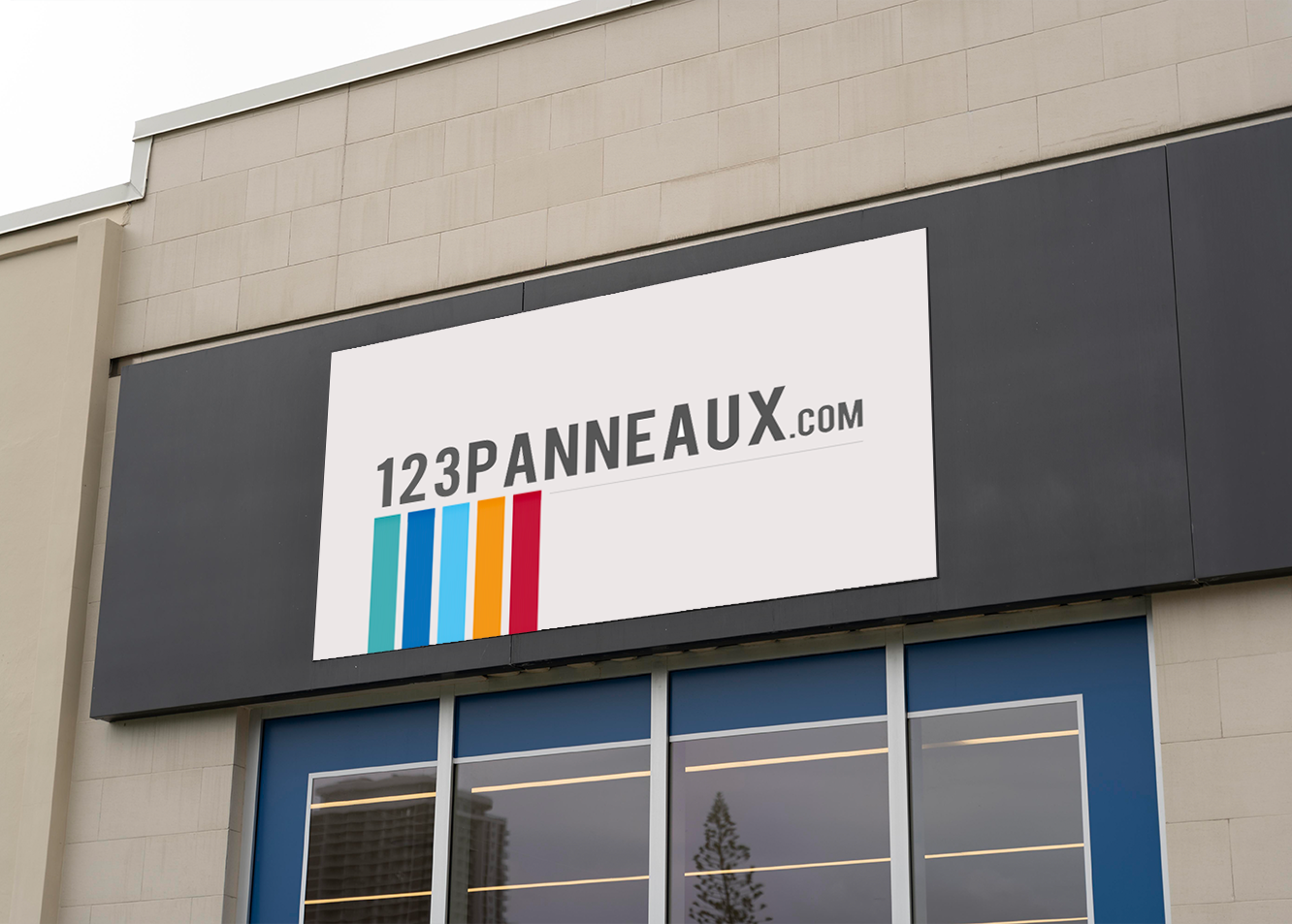 Panneau d’enseigne extérieure pour commerce et entreprise