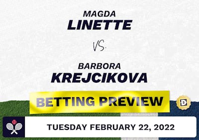 Magda Linette vs. Barbora Krejcikova Predictions - Feb 22, 2022