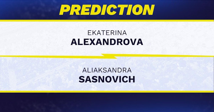 Ekaterina Alexandrova vs Aliaksandra Sasnovich Tennis Prediction.