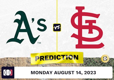 Athletics vs. Cardinals Prediction for MLB Monday [8/14/2023]