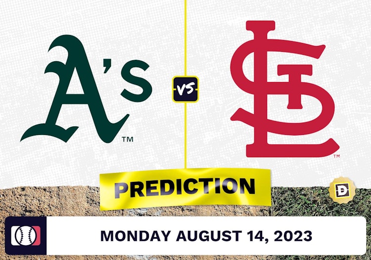 Athletics vs. Cardinals Prediction for MLB Monday [8/14/2023]