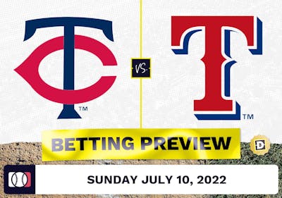 Twins vs. Rangers Prediction and Odds - Jul 10, 2022