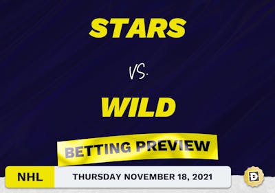Stars vs. Wild Predictions and Odds - Nov 18, 2021
