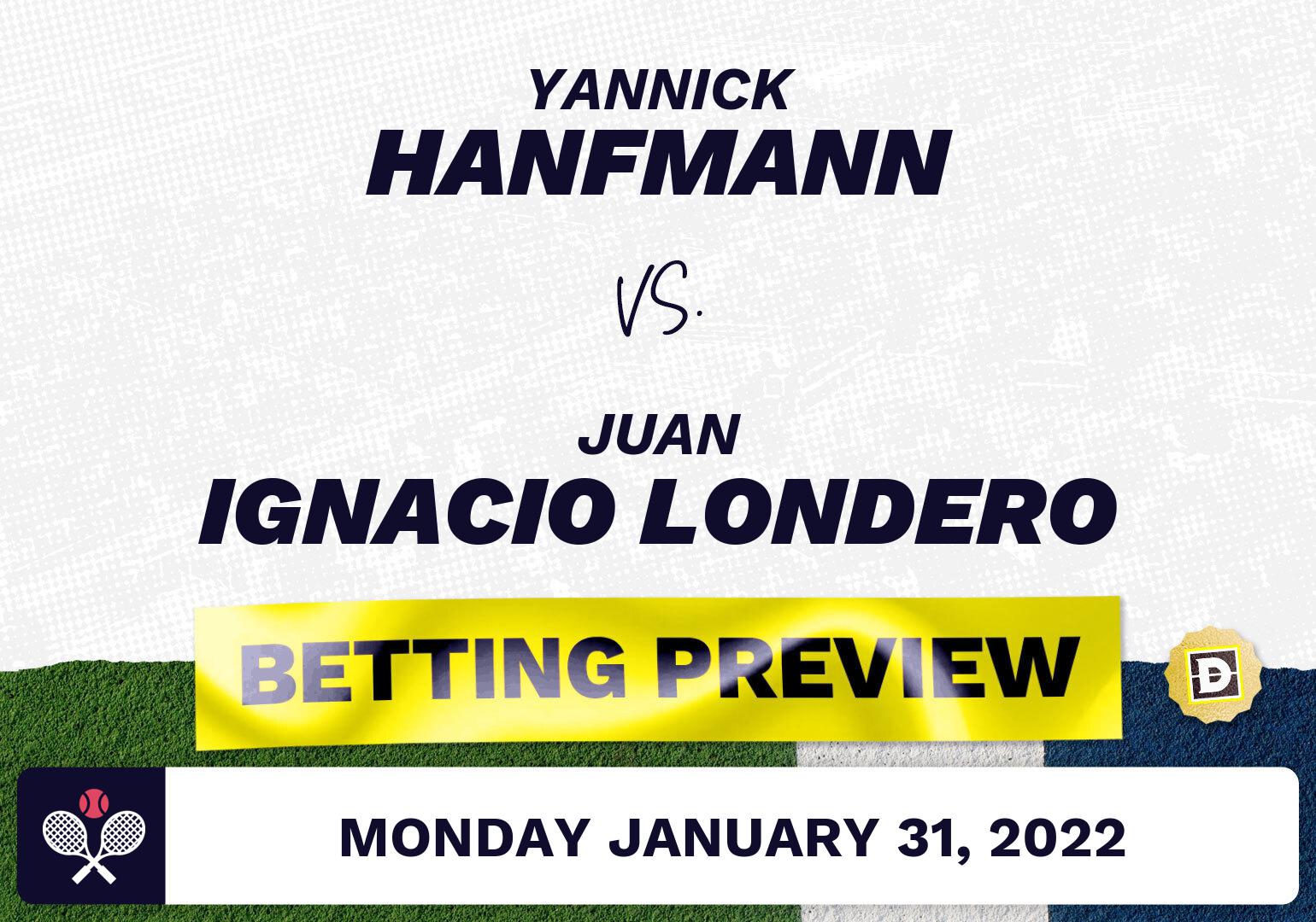 Yannick Hanfmann vs. Juan Ignacio Londero Predictions - Jan 31, 2022