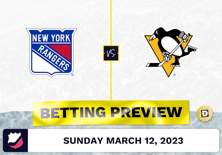 Rangers vs. Penguins Prediction and Odds - Mar 12, 2023