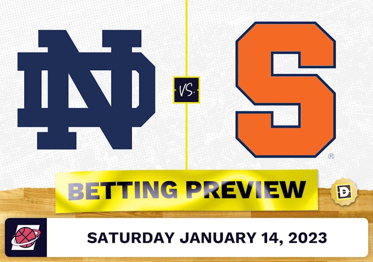 Notre Dame vs. Syracuse CBB Prediction and Odds - Jan 14, 2023
