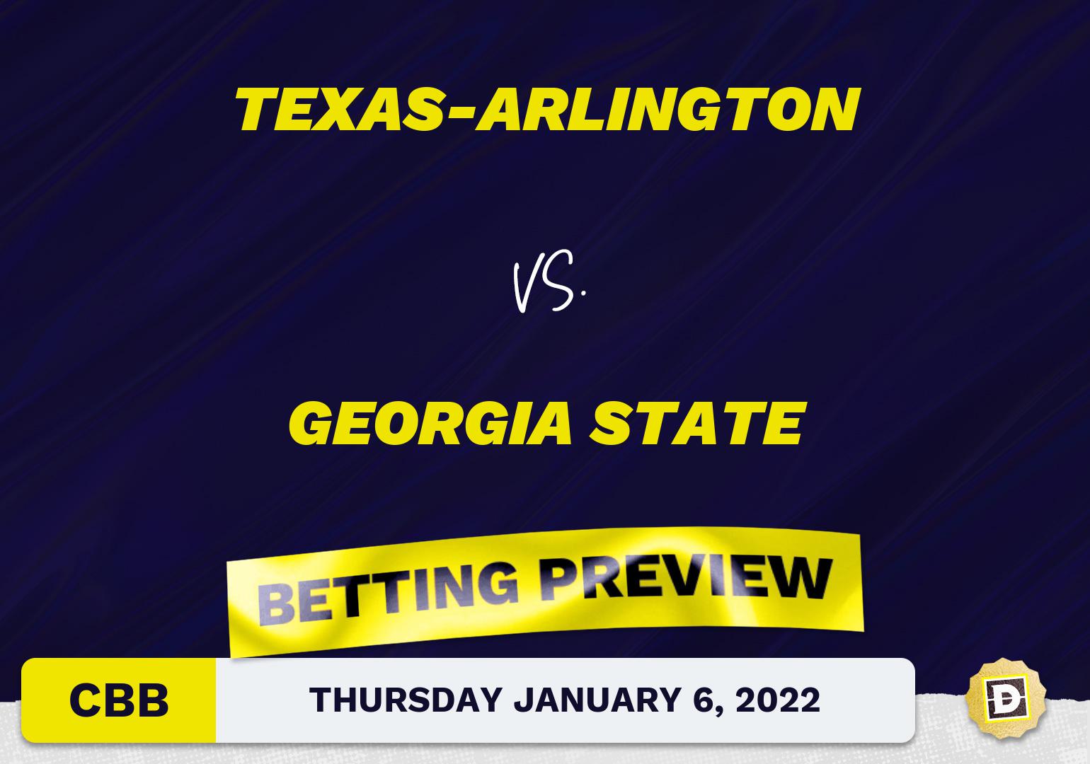 Texas-Arlington vs. Georgia State CBB Predictions and Odds - Jan 6, 2022