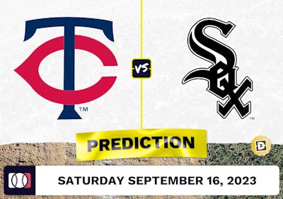 Twins vs. White Sox Prediction for MLB Saturday [9/16/2023]