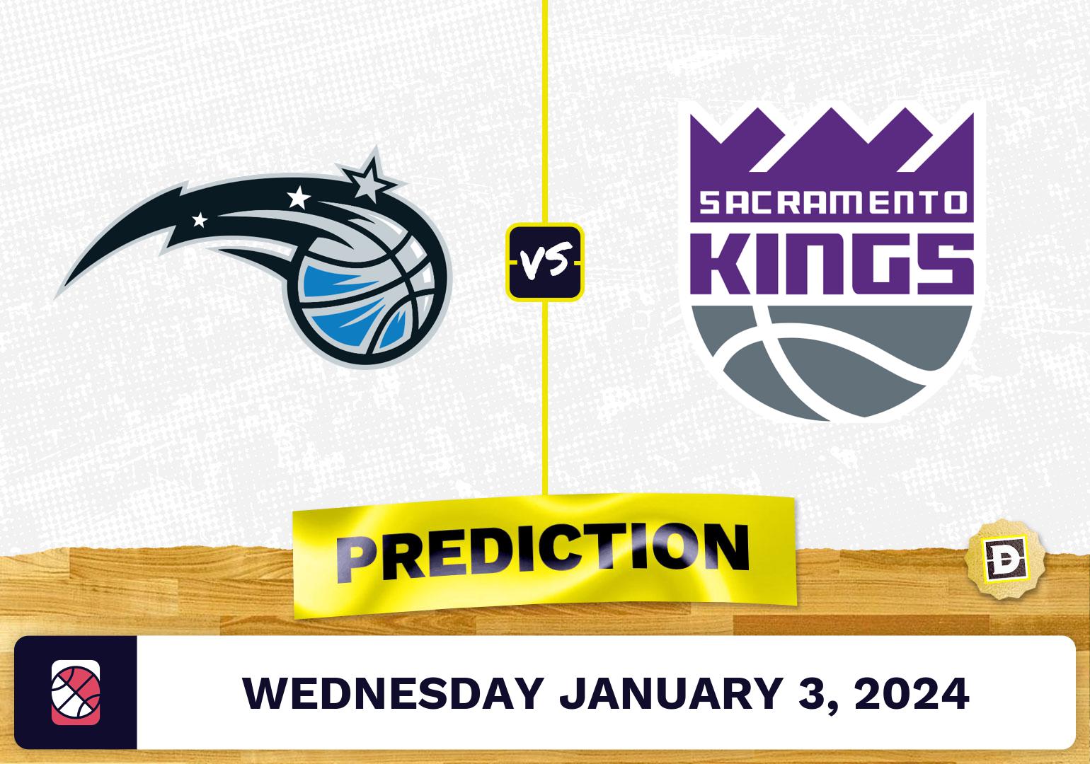 Orlando Magic vs. Sacramento Kings Prediction, Odds, NBA Picks  [1/3/2024]