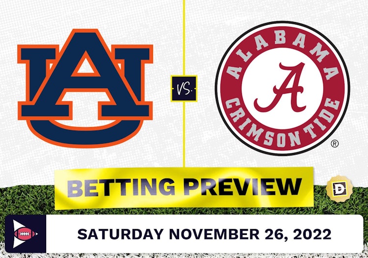 Auburn vs. Alabama CFB Prediction and Odds - Nov 26, 2022