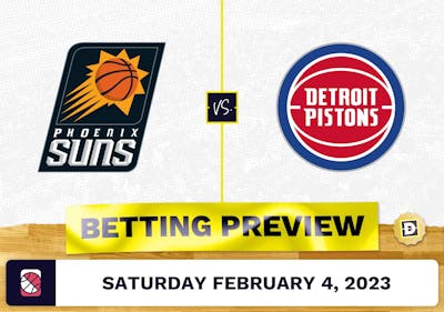 Suns vs. Pistons Prediction and Odds - Feb 4, 2023