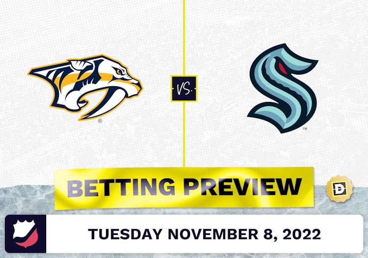 Predators vs. Kraken Prediction and Odds - Nov 8, 2022