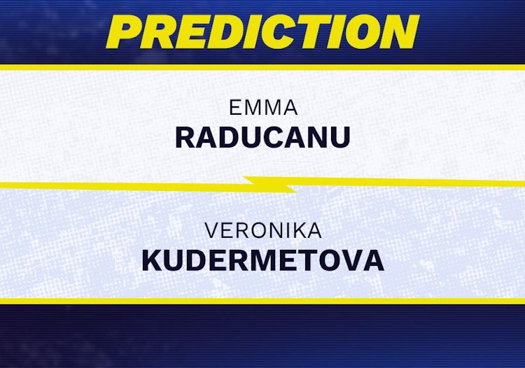 Emma Raducanu vs Veronika Kudermetova Tennis Prediction.