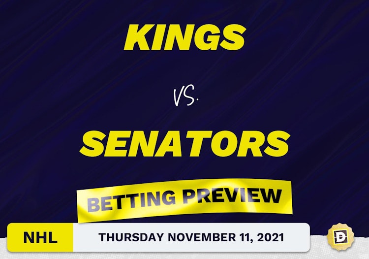 Kings vs. Senators Predictions and Odds - Nov 11, 2021