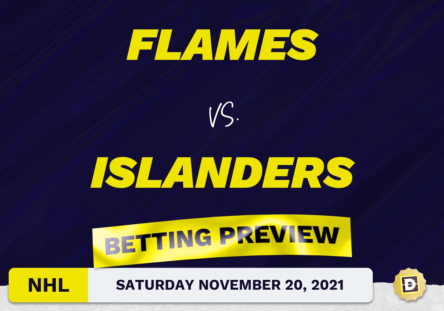 Flames vs. Islanders Predictions and Odds - Nov 20, 2021