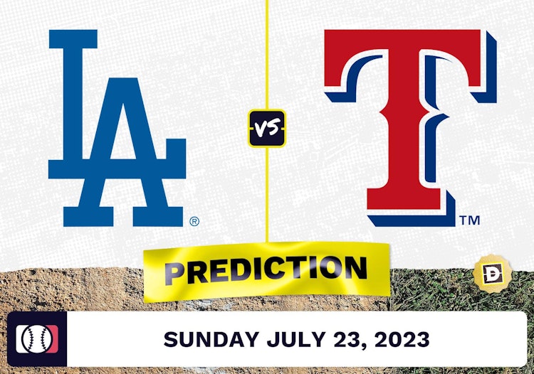 Dodgers vs. Rangers Prediction for MLB Sunday [7/23/2023]