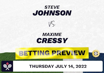 Steve Johnson vs. Maxime Cressy Predictions - Jul 14, 2022
