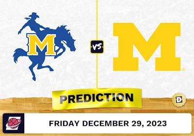 McNeese State vs. Michigan Prediction, Odds, College Basketball Picks  [12/29/2023]
