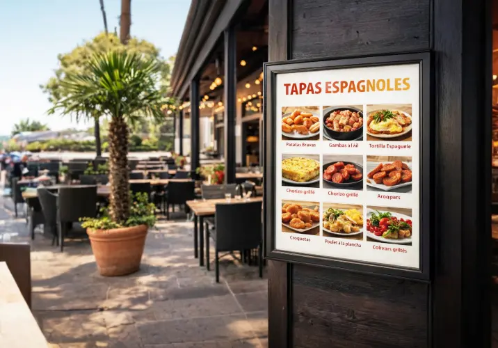 Affiche sur mesure imprimée pour affichage intérieur et extérieur