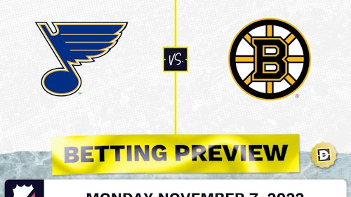 Blues vs. Bruins Prediction and Odds - Nov 7, 2022